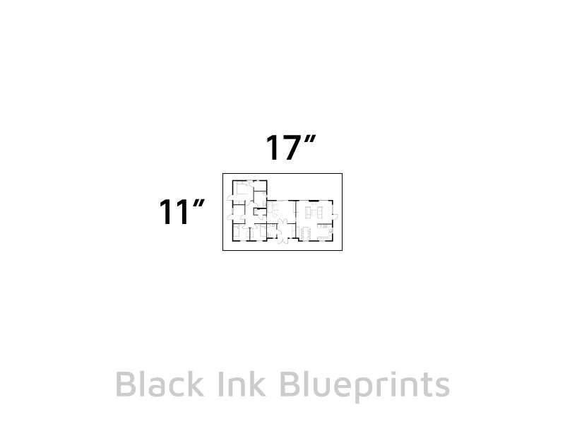 Same Day Black Ink Blueprints